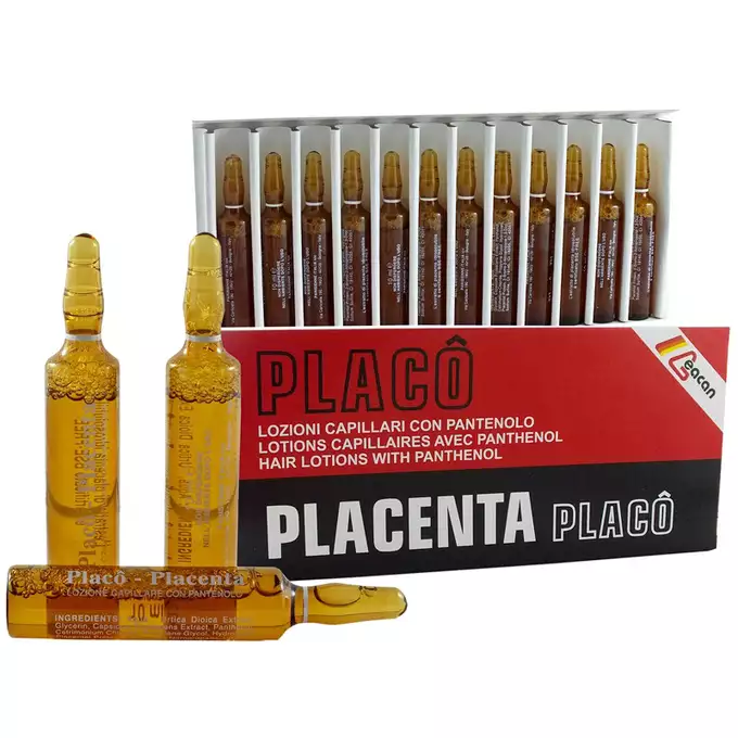 PLACENTA PLACO Ampułki na porost włosów 12x 10ml - DARMARSKLEP.pl