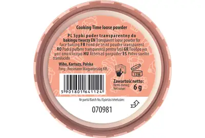 Lovely Cooking Time Loose Powder Sypki puder transparentny do bakingu twarzy 6g