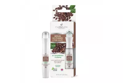 FLOSLEK SERUM P/OCZY ŚWIETLIK+KOFEINA 15ML