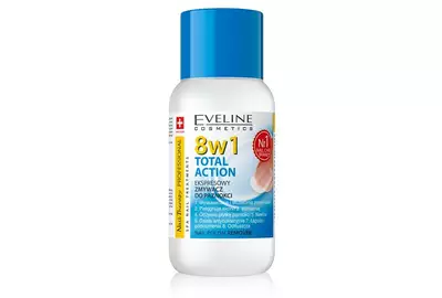 EVELINE Total Action 8in1 Zmywacz do paznokci Nail Polish Remover 150ml