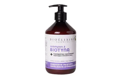 BIOELIXIRE Szampon biotyna - włosy cienkie, słabe i bez objętości 500ml