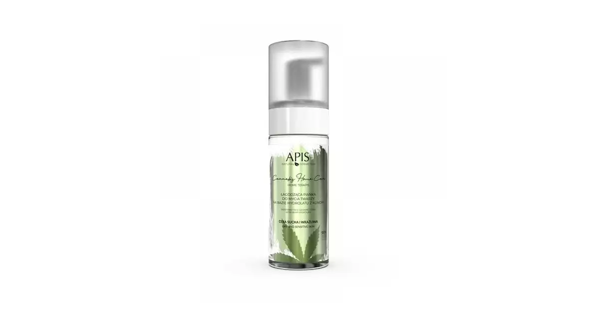 Apis CANNABIS HOME CARE Lindernder Schaum – 150 Ml Gesichtsreinigung Mit Hanf & Hyaluronsäure