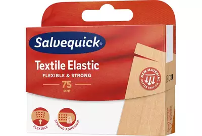 SALVEQUICK TEXTILE ELASTIC Plaster elastyczny do cięcia - 75cm