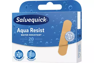 Salvequick Aqua Resist Plastry opatrunkowe wodoodporne - 20 sztuk