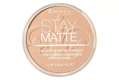 RIMMEL STAY MATTE Puder Prasowany 005 Silky Beige 14g