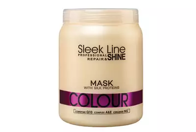 STAPIZ SLEEK LINE COLOUR Maska do włosów farbowanych 1000ml
