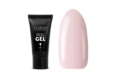 CLARESA POLI GEL Żel akrylożel do paznokci - LATTE 30g