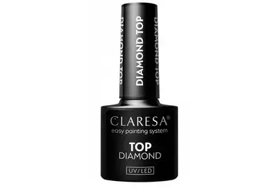 CLARESA TOP NO WIPE DIAMOND Bez przemywania do lakierów hybrydowych UV/LED 5g