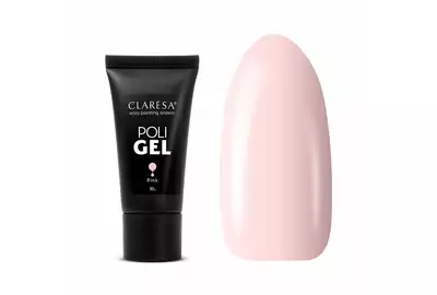 CLARESA POLI GEL Żel akrylożel do paznokci - PINK 30g