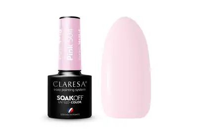 Claresa Lakier hybrydowy Pink 504 Soak Off UV/LED 5g