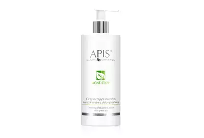 Apis Acne-Stop Oczyszczające mleczko antybakteryjne z zieloną herbatą 300ml