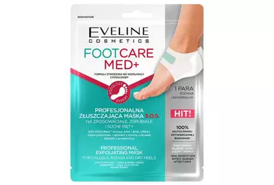 EVEL. MASKA W PŁACHCIE NA PIĘTY FOOT MED+ ZŁUSZCZ.