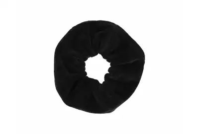 Gumka do włosów scrunchie - czarna