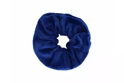 Gumka do włosów scrunchie - granatowa