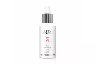 Apis Zestaw Eksfoliacja: krem ochronny do twarzy SPF30 100ml + kwas azelainowy 30% 30ml + żel neutralizujący (chłodzący) kwasy 200ml