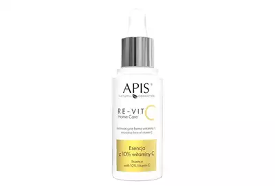 Apis Zestaw Re-Vit C: esencja z witaminą C 10% 30ml + odbudowujący krem na noc z retinolem i witaminą C 50ml