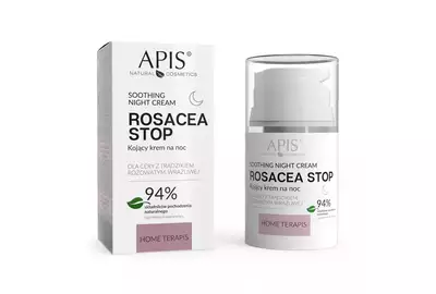 Apis Rosacea-Stop Kojący krem na noc do cery trądzikowej i wrażliwej Home Therapis Soothing Night Cream 50ml