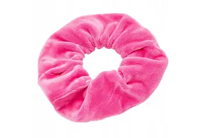 Gumka do włosów scrunchie - różowa