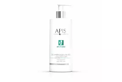 Apis Zestaw Api-Podo: żel zmiękczający do stóp z mocznikiem 30% 500ml + krem regenerująco-nawilżający do stóp 500ml + Peeling oczyszczający do stóp 700g + sól zmiękczająca do stóp z mocznikiem 650g