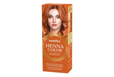 Venita Henna Color Balsam koloryzujący z ekstraktem z henny - 3 OGNISTY ORANŻ 75ml