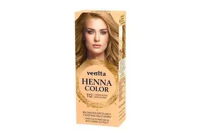 Venita Henna Color Balsam koloryzujący z ekstraktem z henny - 112 CIEMNY BLOND 75ml