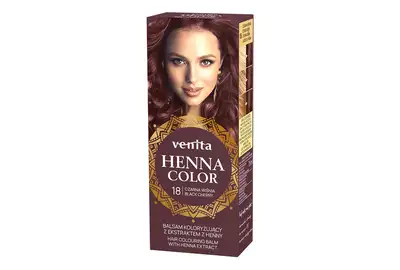 Venita Henna Color Balsam koloryzujący z ekstraktem z henny - 18 CZARNA WIŚNIA 75ml