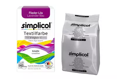 Simplicol Textilfarbe Barwnik do tkanin Lavender Lilac Lawendowy Niemiecki 150g