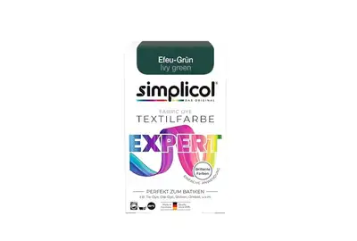 Simplicol Textilfarbe Barwnik do tkanin Ivy Green Ciemny Zielony Niemiecki 150g