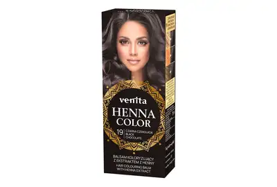 Venita Henna Color Balsam koloryzujący z ekstraktem z henny - 19 CZARNA CZEKOLADA 75ml