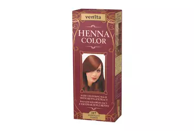 Venita Henna Color Balsam koloryzujący z ekstraktem z henny - 117 MAHOŃ 75ml