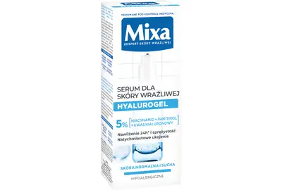 Mixa Hyalurogel Serum dla skóry wrażliwej - skóra normalna i sucha z niacynamidem 30ml