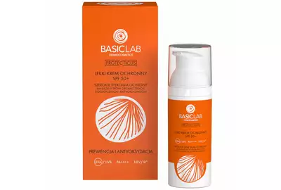 BASICLAB LEKKI KREM OCHRONNY SPF50 50ML