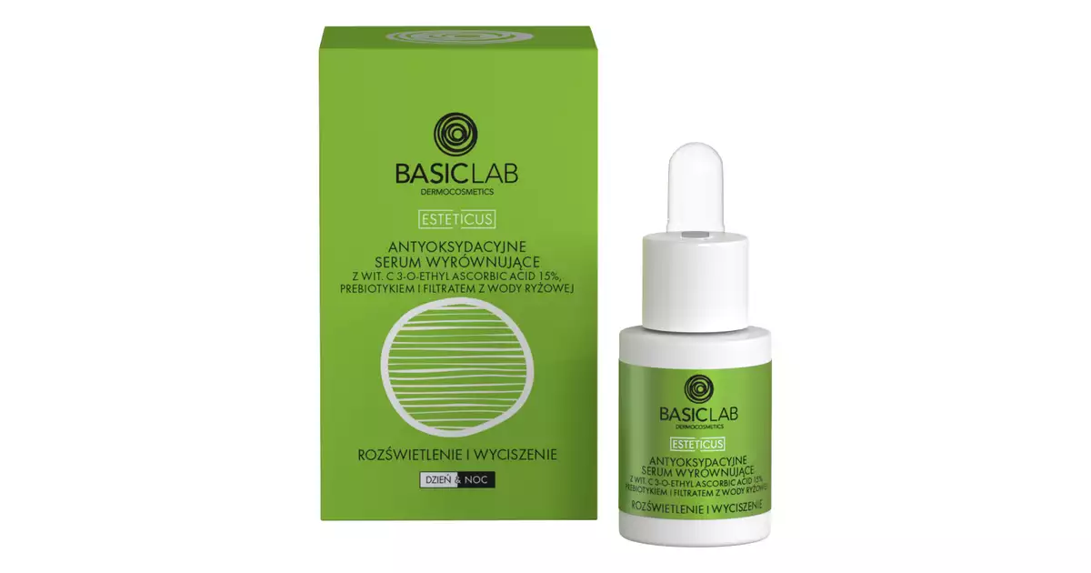 Basiclab Esteticus Antyoksydacyjne serum wyrównujące witamina C 15