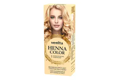 Venita Henna Color Balsam koloryzujący z ekstraktem z henny - 1 SŁONECZNY BLOND 75ml