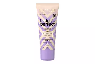 Eveline Better Than Perfect Podkład nawilżająco-kryjący do twarzy - 01 IVORY 30ml