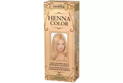 Venita Henna Color Balsam koloryzujący z ekstraktem z henny - 1 SŁONECZNY BLOND 75ml