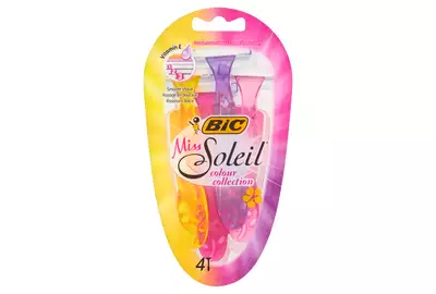 Bic Miss Soleil Colour Collection Maszynki do golenia dla kobiet - 4 sztuki