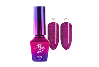 MollyLac Duo Flashing Lights Lakier hybrydowy - 601 ROSE OF DREAMS 5ml 