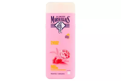 Le Petit Marseiliais Kremowy żel pod prysznic - malina i piwonia 400ml