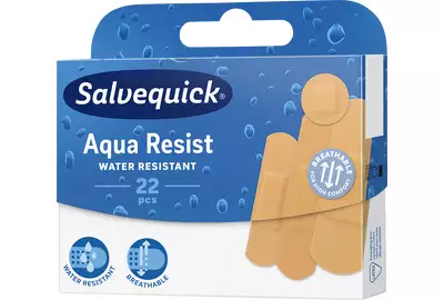 Salvequick Aqua Resist Plastry opatrunkowe wodooporne - 22 sztuki