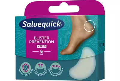 Salvequick Blister Prevention Heels Plastry na pęcherze - 6 sztuk