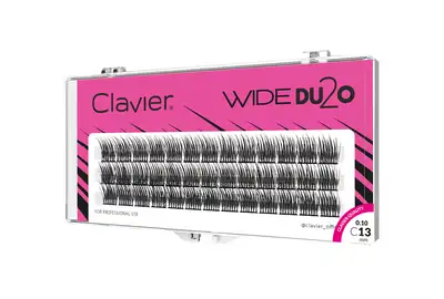 Clavier Wide DU2O Sztuczne rzęsy kępki C-13mm