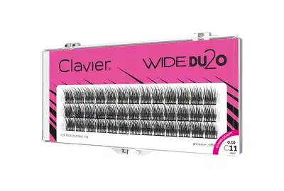 Clavier Wide DU2O Sztuczne rzęsy kępki C-11mm