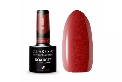 Claresa Lakier hybrydowy Kiss Me! 7 SoakOff UV/LED 5g