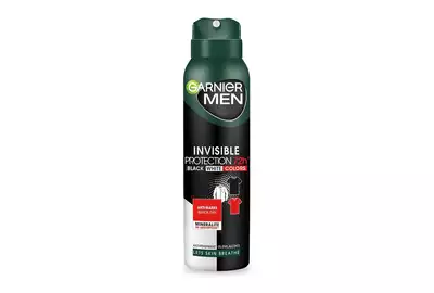 Garnier Men Invisible Black White Colors Antyperspirant spray męski 72h 150ml
