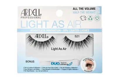 Ardell Light As Air Sztuczne rzęsy na pasku 521 Bardzo lekkie