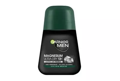 Garnier Men Magnesium Ultra Dry Roll-on Antyperspirant męski w kulce 72h z magnezem 50ml