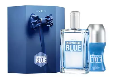 Avon Individual Blue Zestaw prezentowy Woda toaletowa 100ml + Roll on 50ml