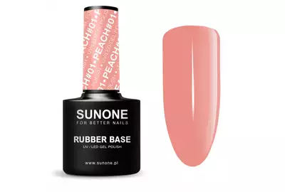 Sunone Rubber Base Baza kauczukowa UV/LED - #01 PEACH 5g