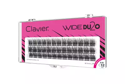 Clavier Wide DU2O Sztuczne rzęsy kępki C-12mm